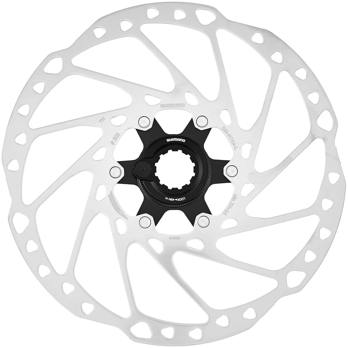 Disque SHIMANO SM-RT64 CENTER LOCK Aimant E-bike