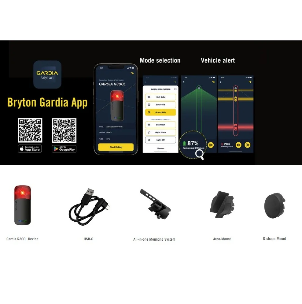 Éclairage Arrière BRYTON RADAR GARDIA R300L - Image 7