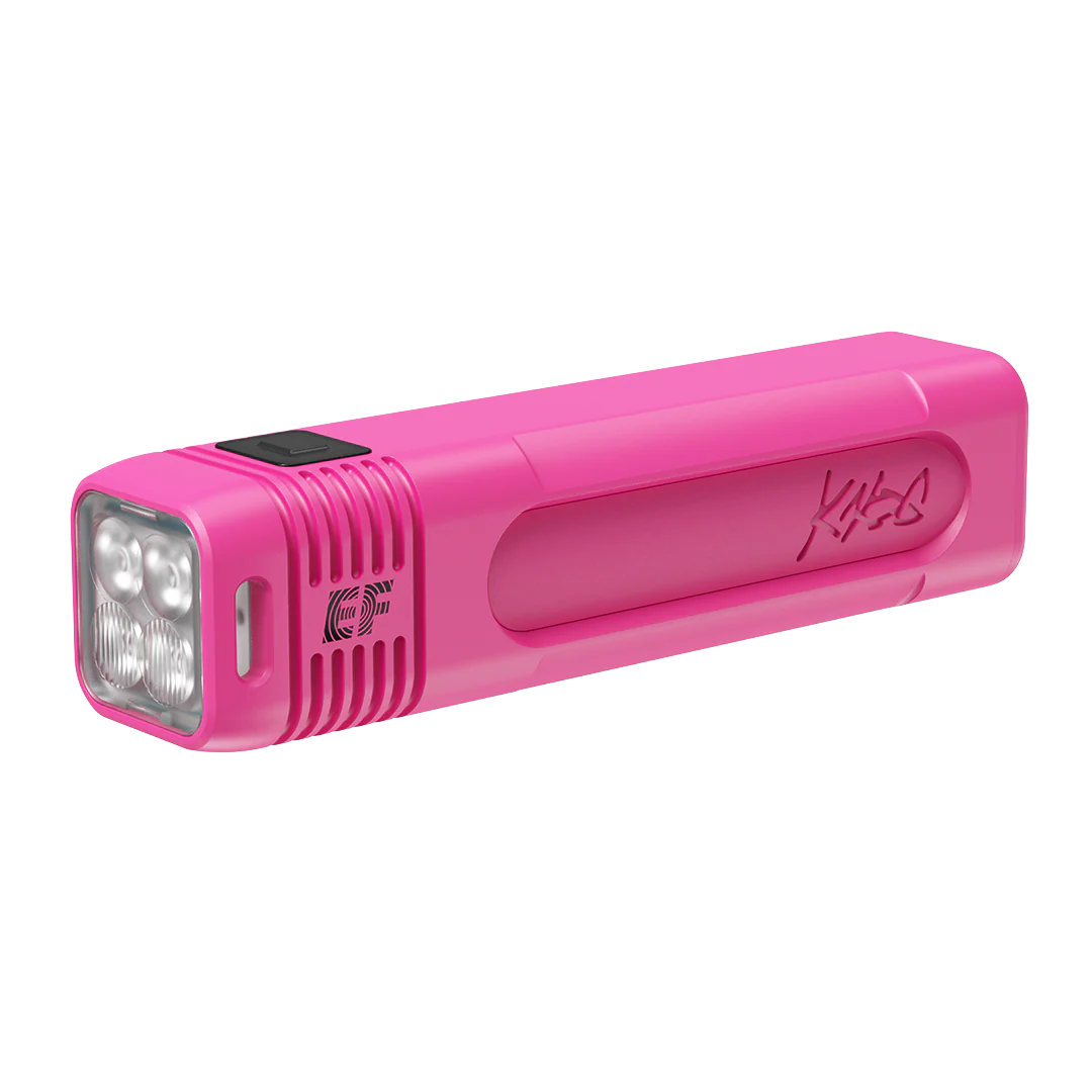 Éclairage Avant KNOG BLINDER PRO 900 Edition Limitée E.F. Pro Cycling Rose - Image 2