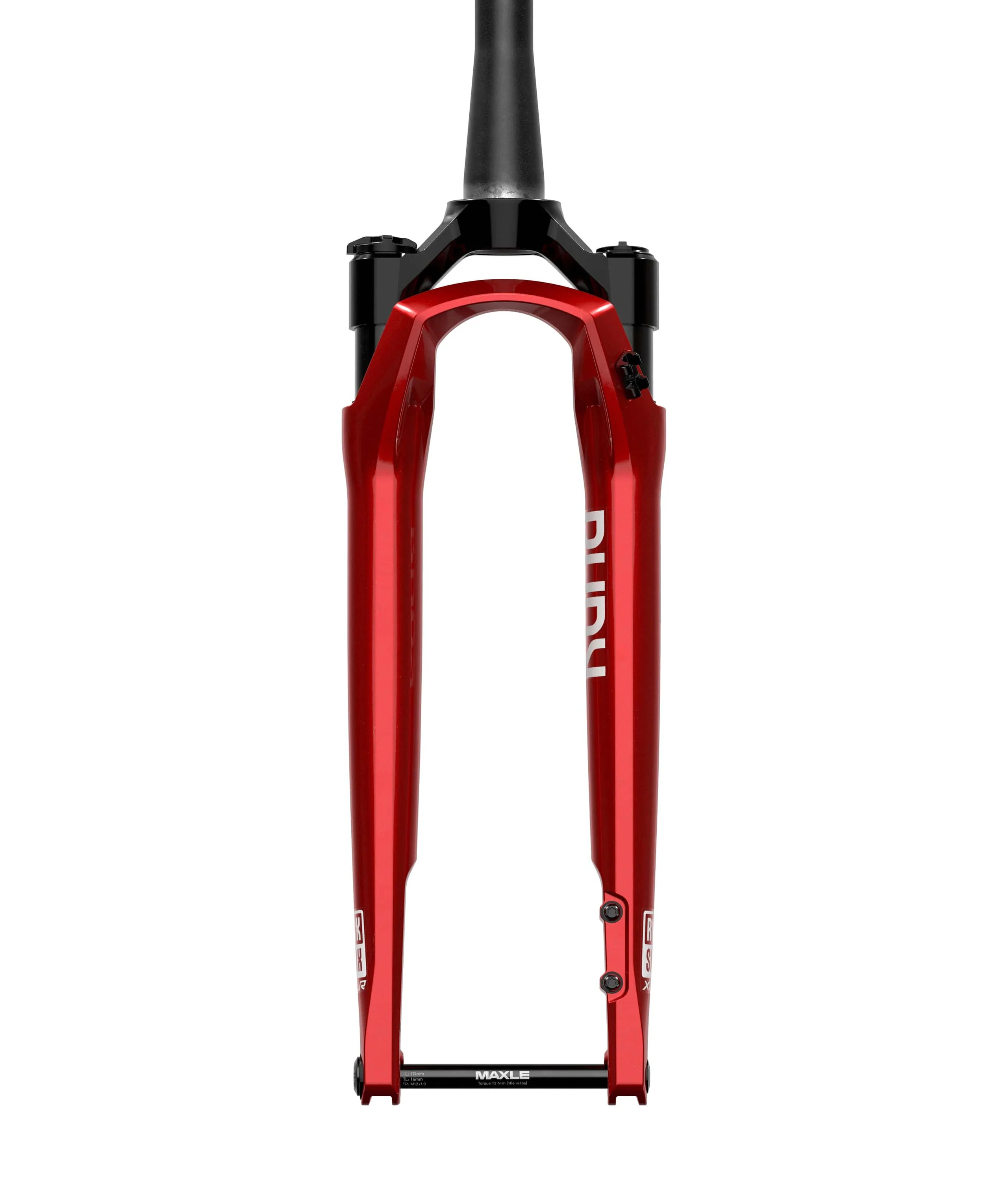 Fourche ROCKSHOX RUDY ULTIMATE RACE DAY 2 700c 12x100mm Déport 45mm A2 Rouge