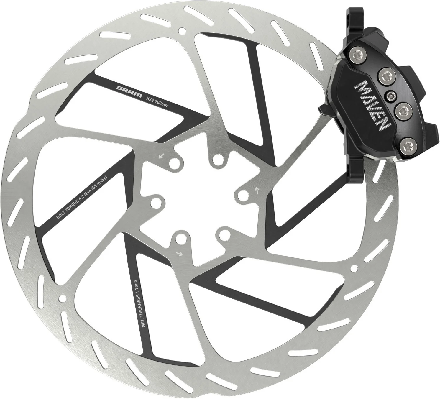 Frein Arrière SRAM MAVEN SILVER A1 Noir - Image 5