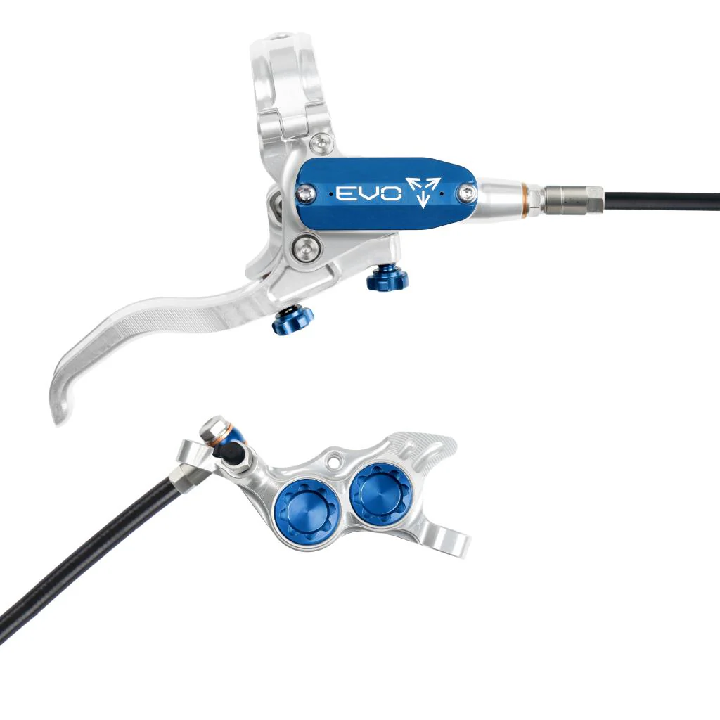 Frein Arrière HOPE TECH 4 EVO TR4 Argent/Bleu