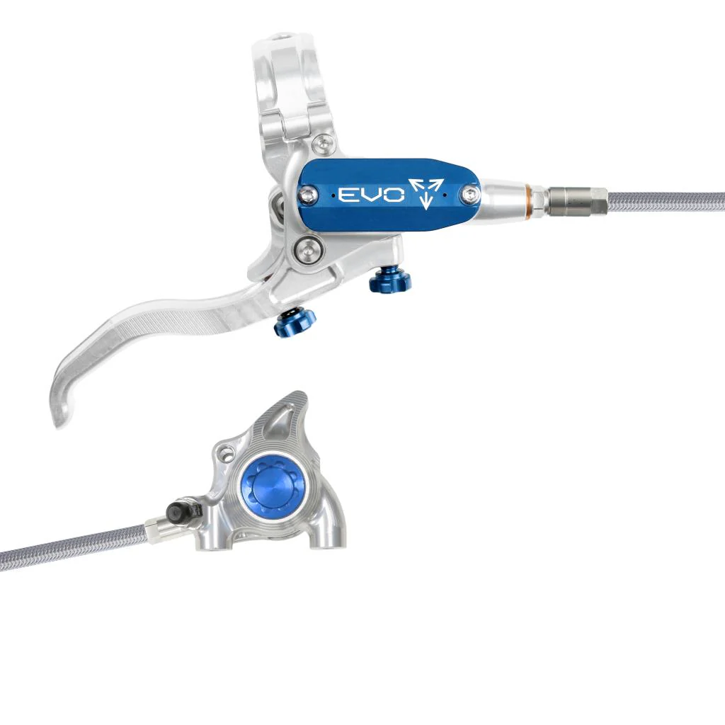 Frein Arrière HOPE TECH 4 EVO X2 FM Aviation Argent/Bleu
