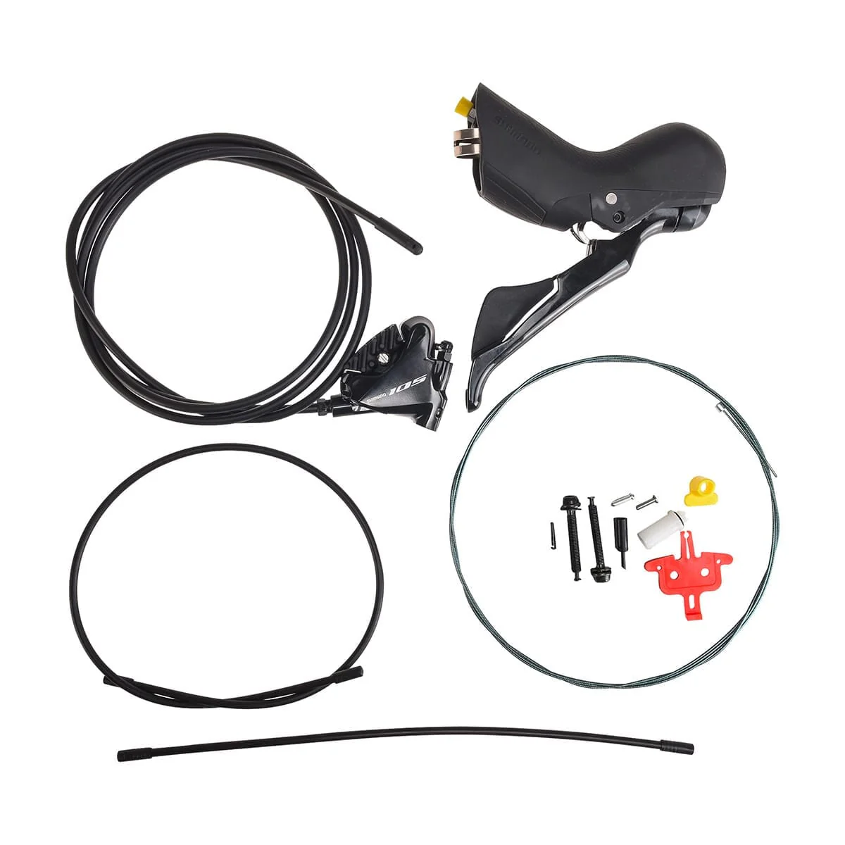 Levier Droit et Étrier Arrière SHIMANO 105 R7020 11V Flat Mount Sans Disque