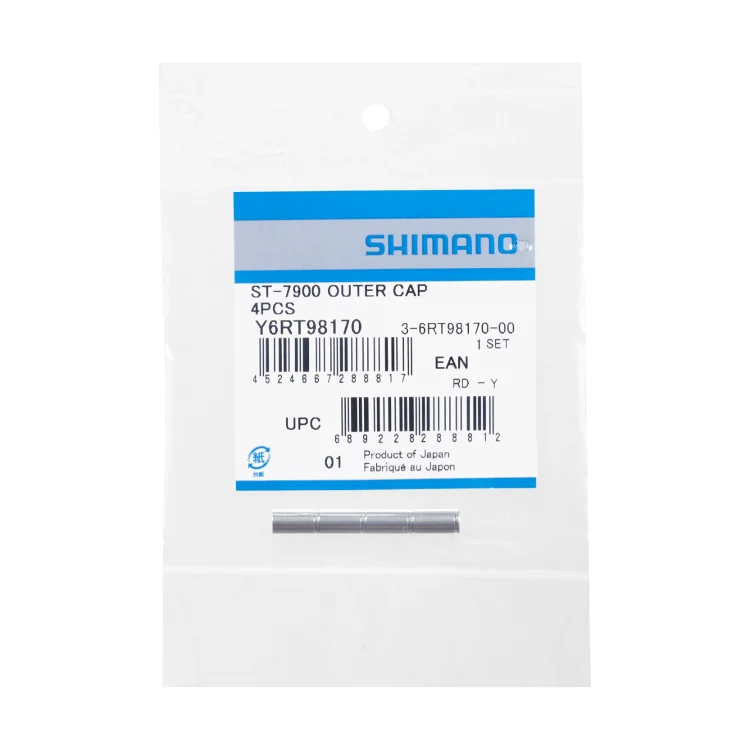 Embouts de gaine SHIMANO en aluminium pour ST7900 (4 pièces) Y6RT98170 - Image 2