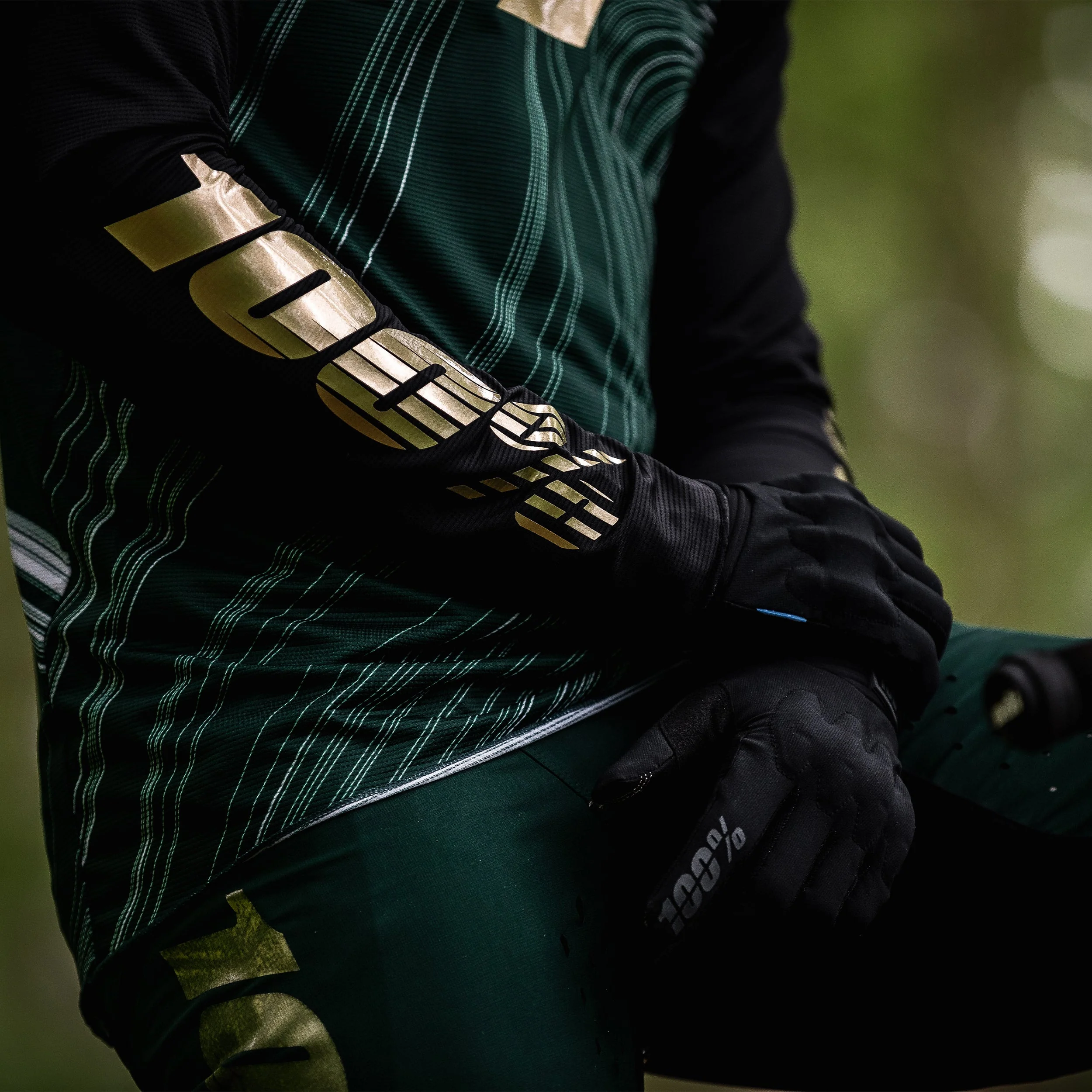 Gants 100% COGNITO SMART SHOCK Noir - Image 2
