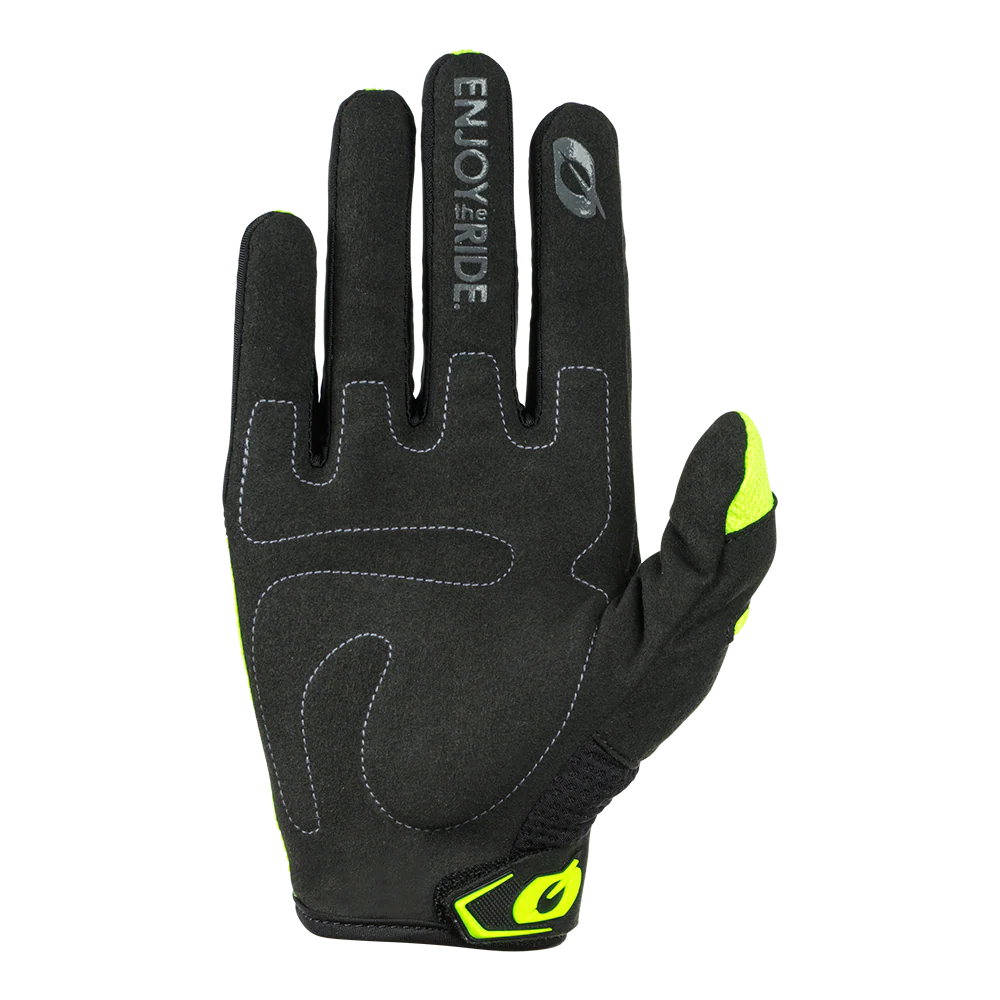 Gants O'NEAL ELEMENT RACEWEAR Junior Noir/Jaune - Image 2