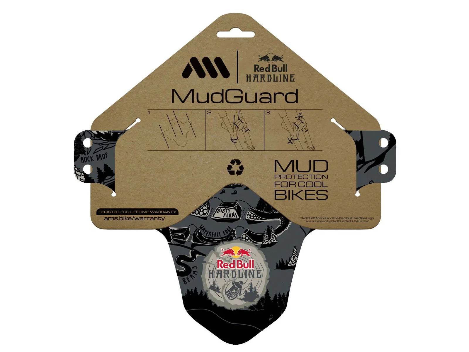 Garde-Boue ALL MOUNTAIN STYLE Red Bull Hardline - Image 2