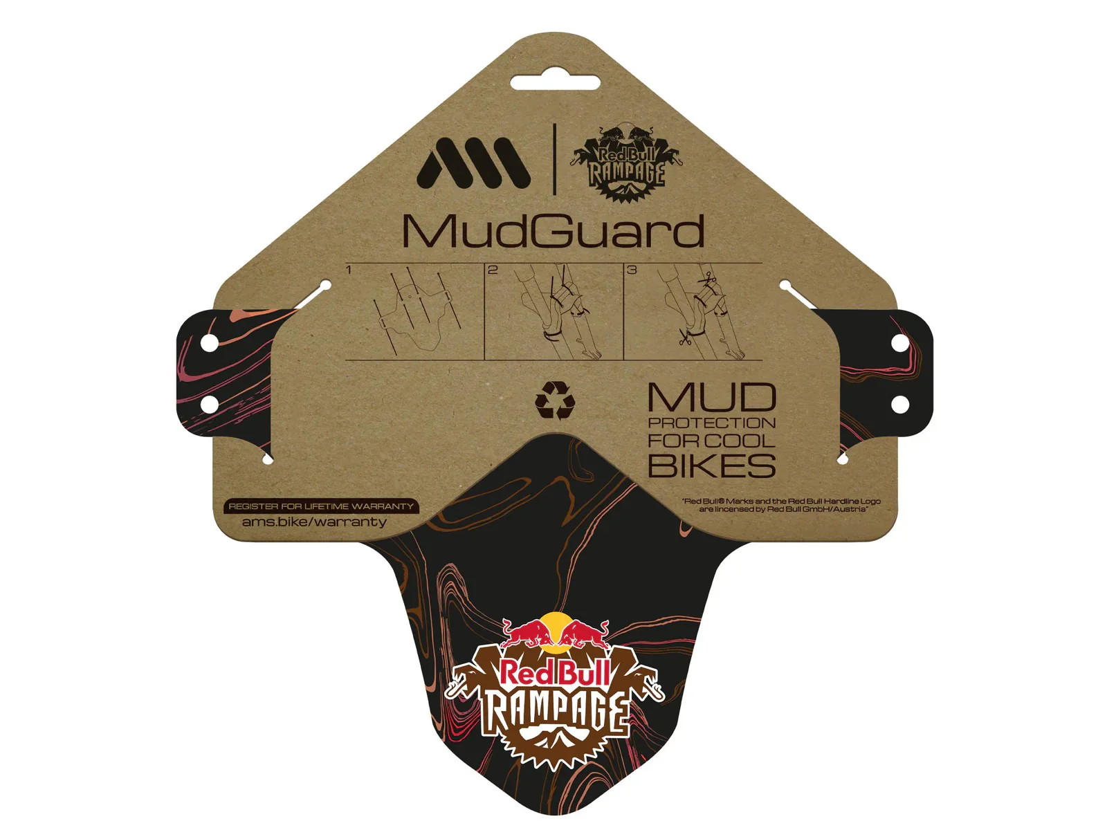 Garde-Boue ALL MOUNTAIN STYLE Red Bull Rampage Ridgeline Marron - Image 2