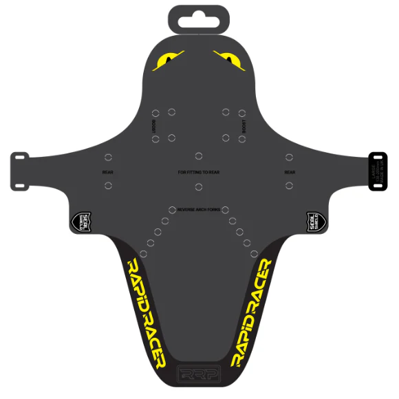 Garde-boue RRP EnduroGuard Large (fourche 120 à 200mm) Noir/Jaune