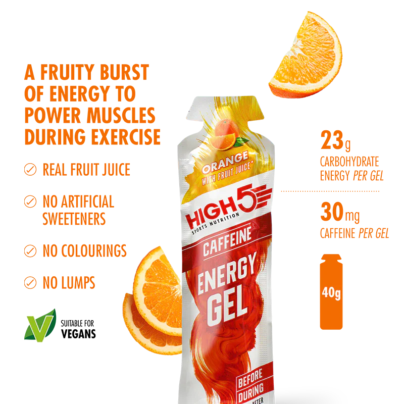 Pack Gel Énergétique HIGH5 ENERGY GEL (20x23g) Mix Saveurs - Image 5