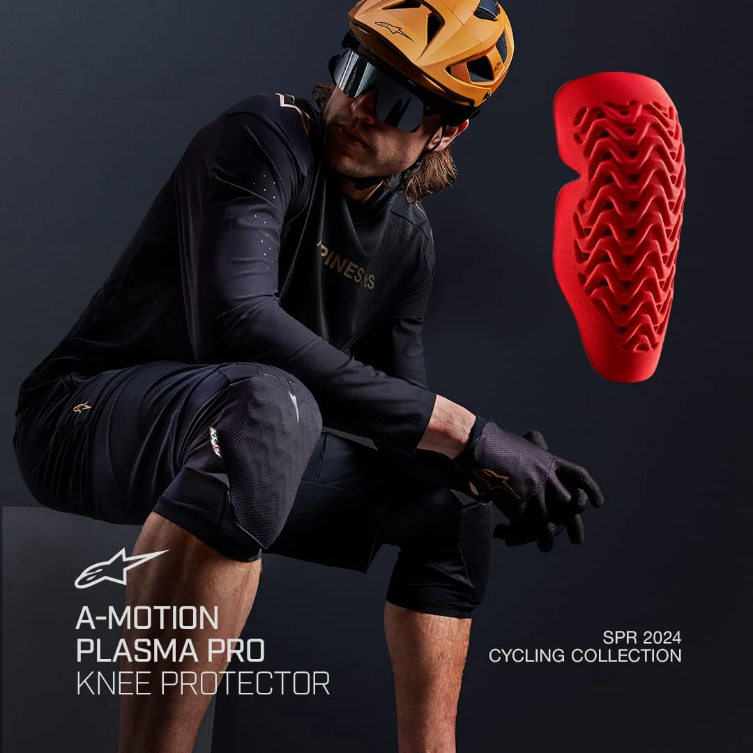 Genouillères ALPINESTARS A-IMPACT PLASMA PRO Noir/Blanc - Image 3