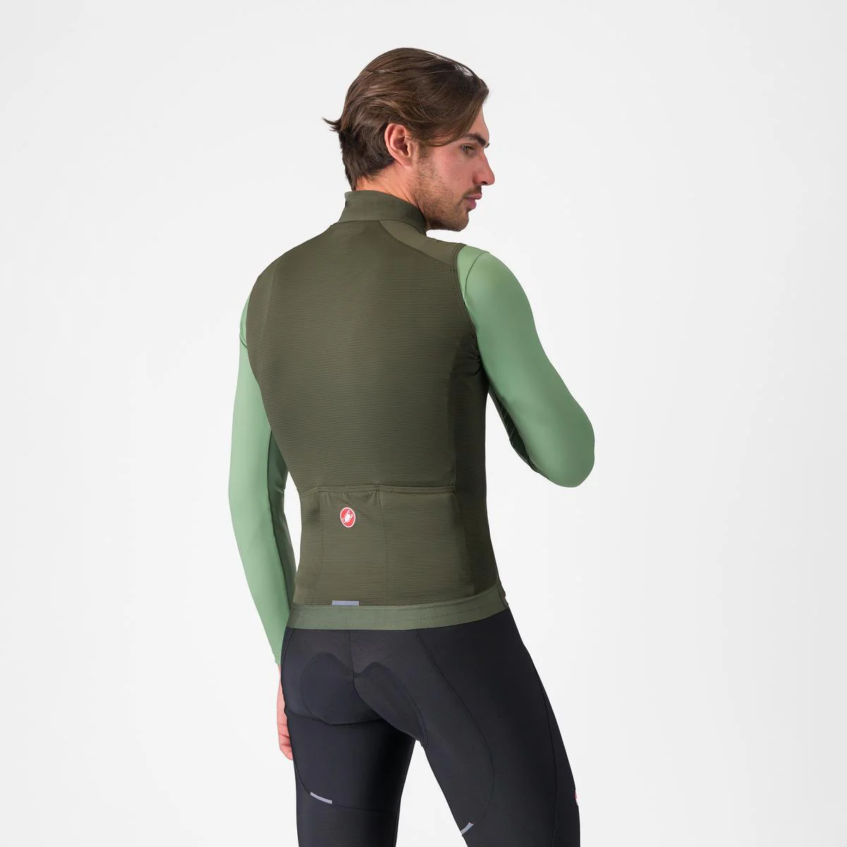 Veste Sans Manches CASTELLI ESPRESSO Vert - Image 2