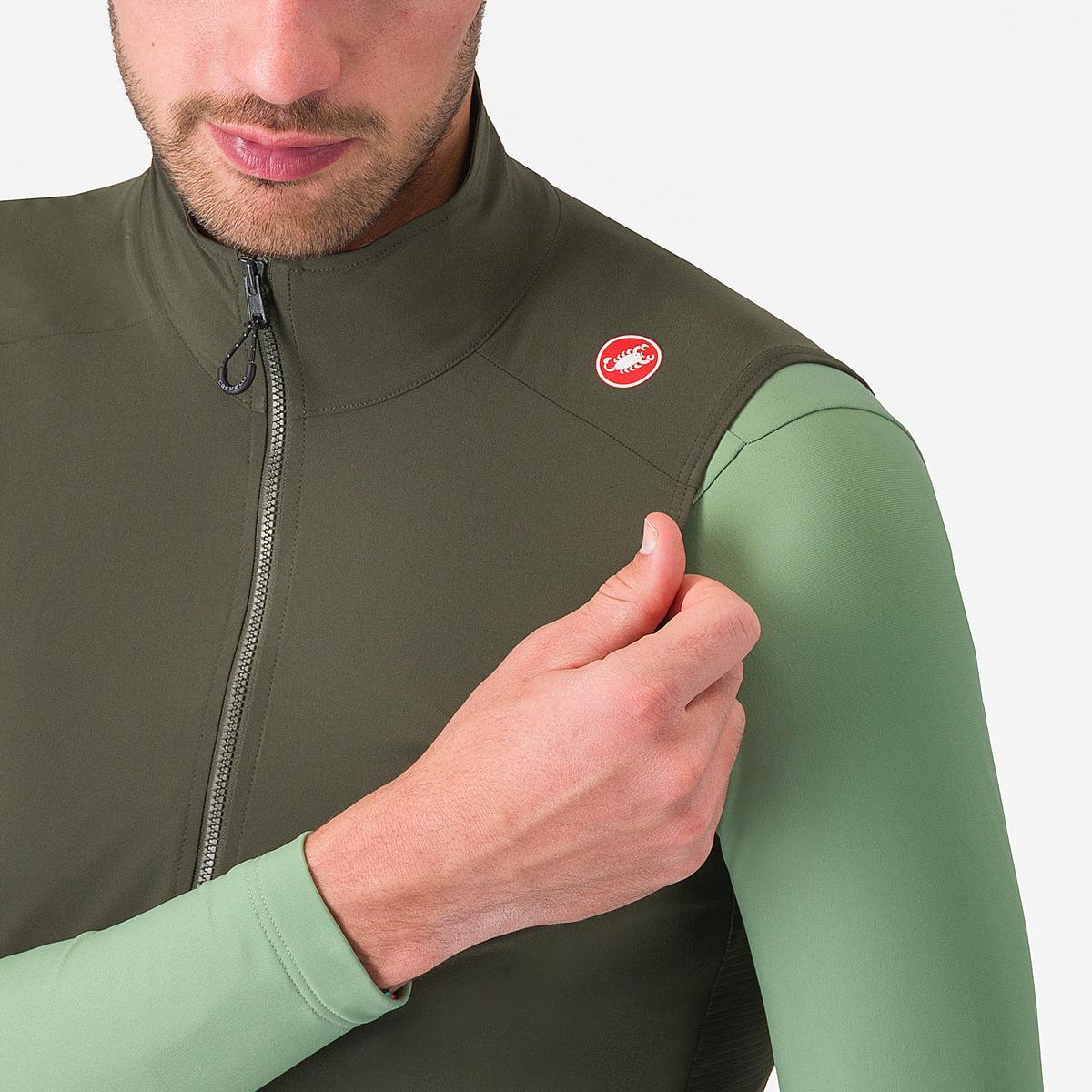 Veste Sans Manches CASTELLI ESPRESSO Vert - Image 3