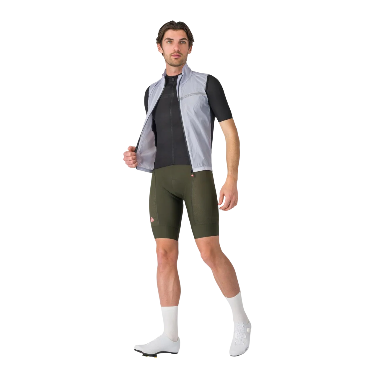 Veste Sans Manches CASTELLI SQUADRA STRETCH Gris - Image 3