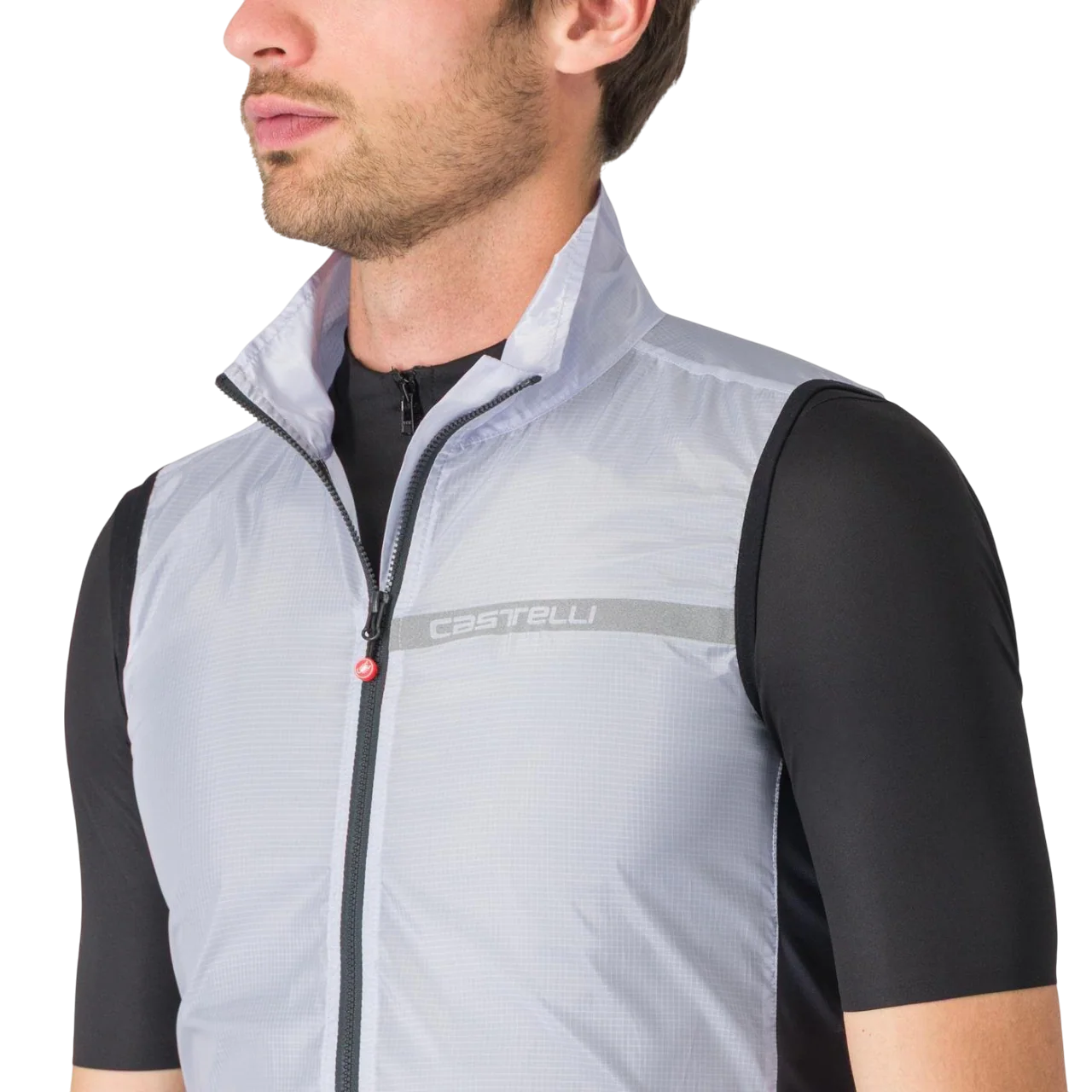 Veste Sans Manches CASTELLI SQUADRA STRETCH Gris - Image 7