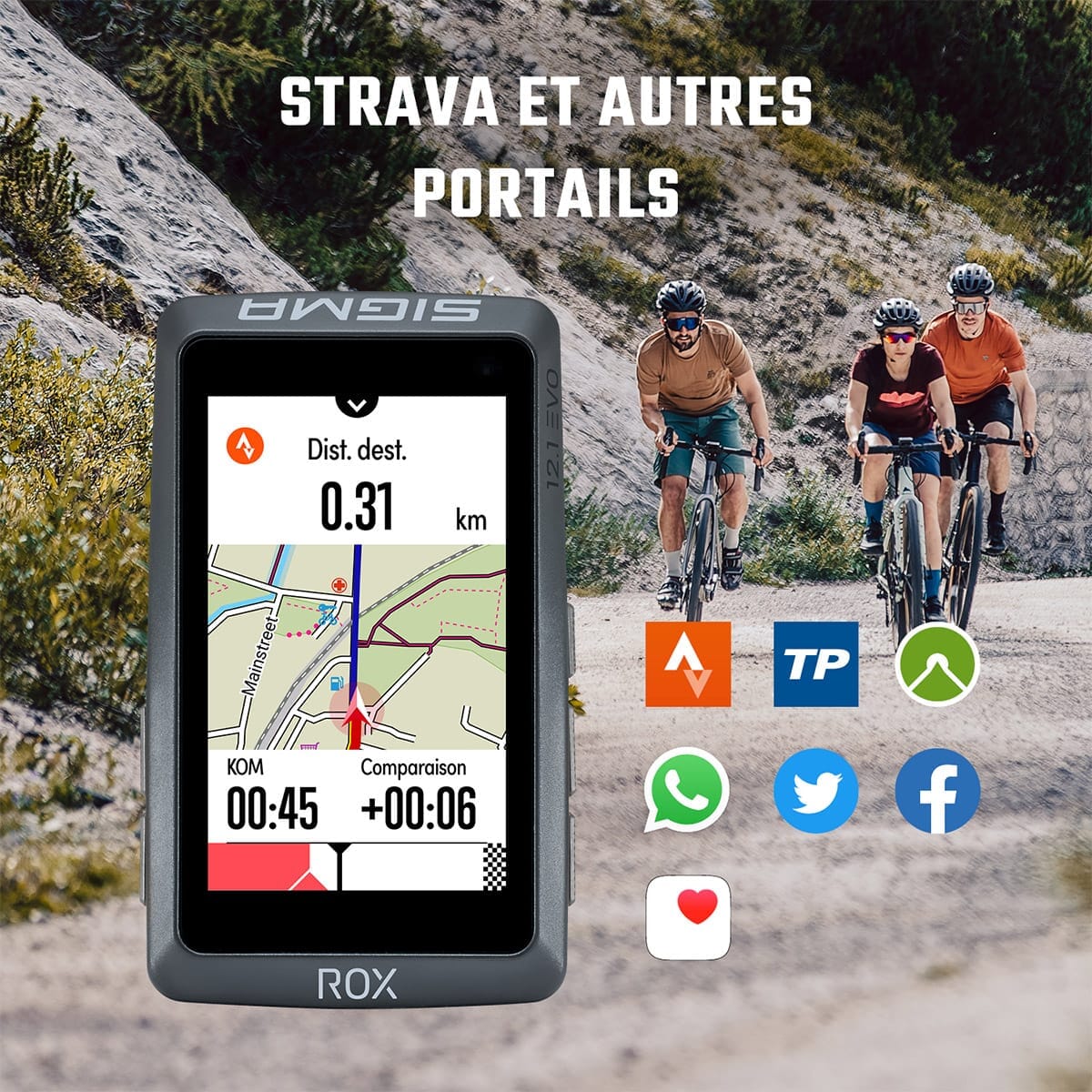 GPS SIGMA ROX 12.1 EVO Basic Noir - Image 6