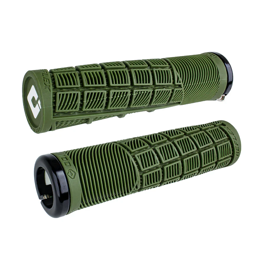 Grips ODI REFLEX V2.1 Lock-on 135 mm Olive