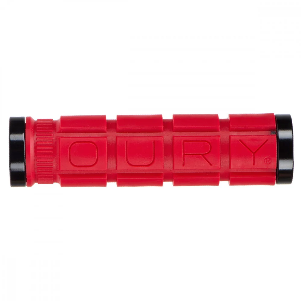 Grips OURY Double Lock-on 127mm Rouge