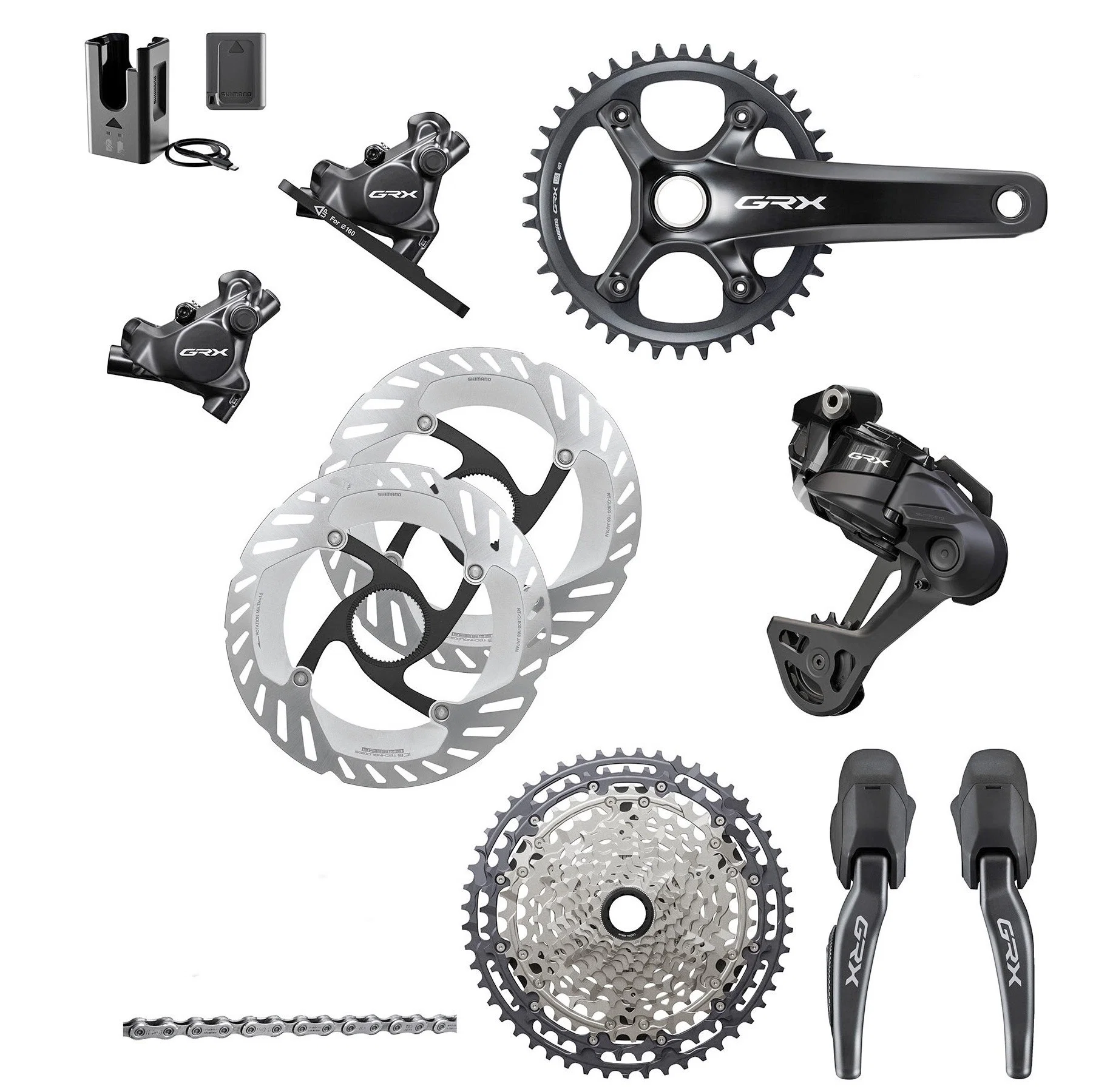 Groupe SHIMANO GRX RX827 Di2 1x12V