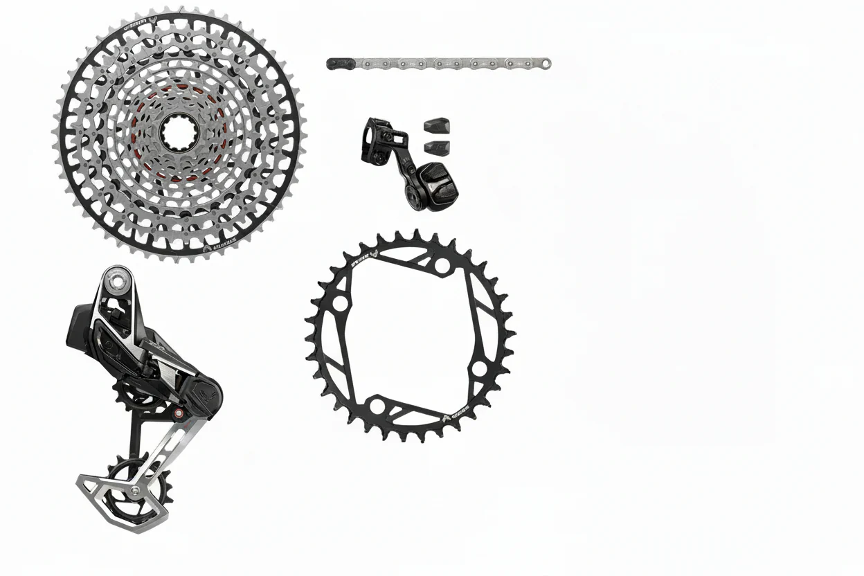 Groupe SRAM XX EAGLE E-MTB 104BCD AXS T-TYPE 36 Dents 10/52