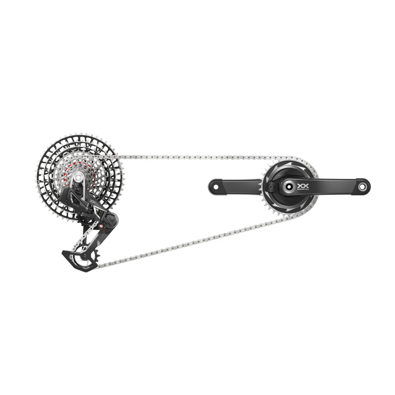 Groupe SRAM XX-SL EAGLE POWERMETER T-Type AXS Q174 DUB 34 Dents 10/52 USB-C