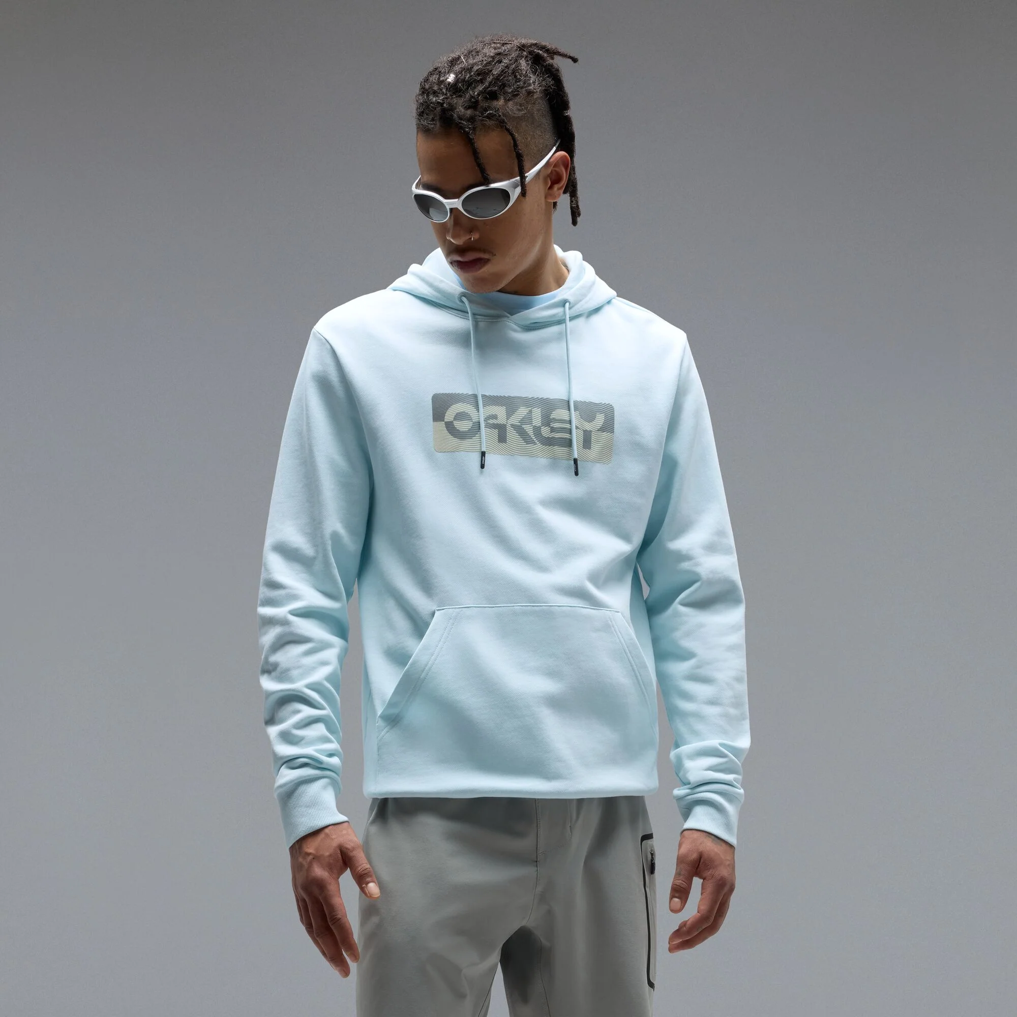 Sweat à Capuche OAKLEY DUALITY B1B PO Bleu Frost - Image 2