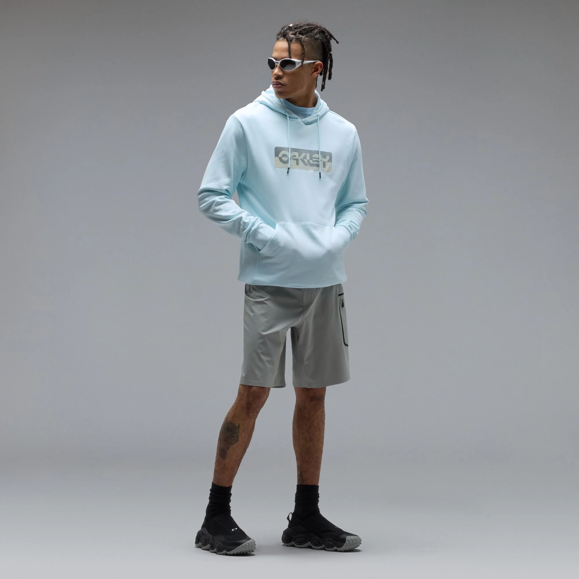 Sweat à Capuche OAKLEY DUALITY B1B PO Bleu Frost - Image 5
