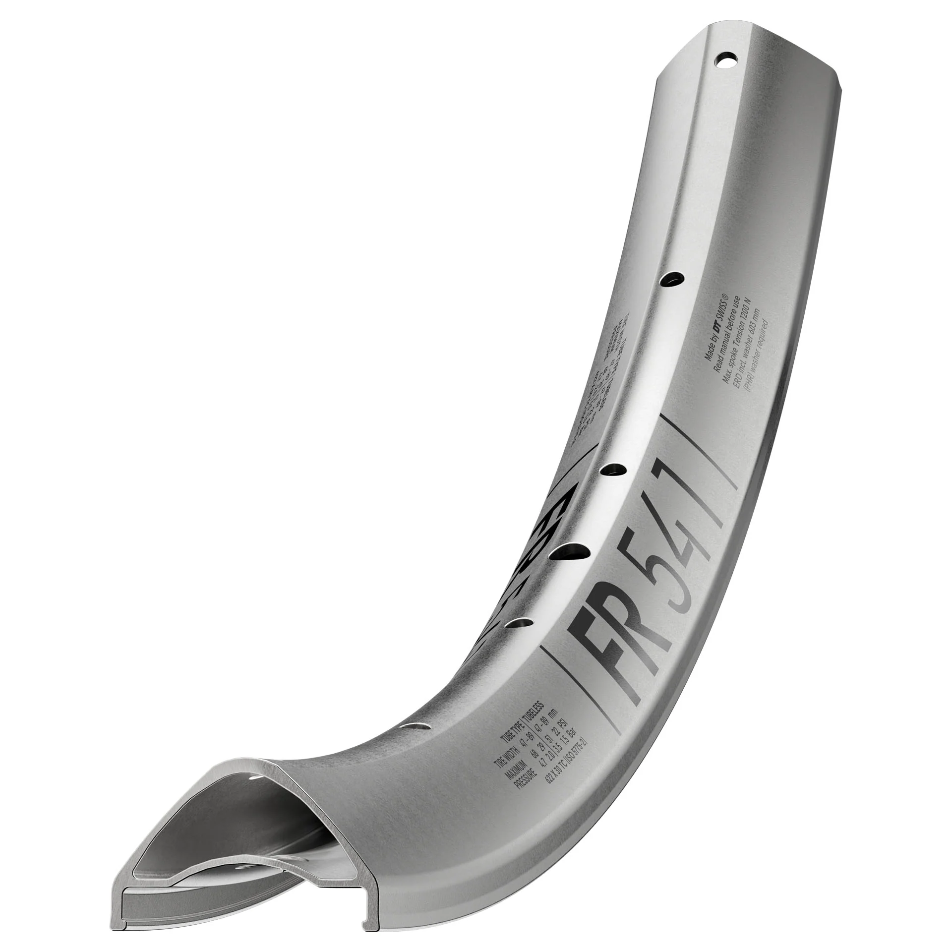 Jante DT SWISS FR 541 27.5'' 30 mm Argent