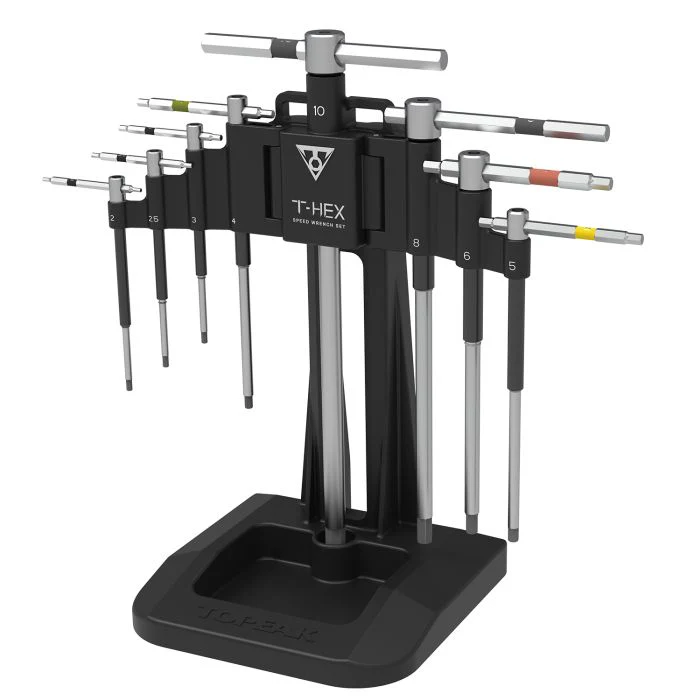 Jeu de 8 Clés Hexagonales Coulissantes TOPEAK T-HEX