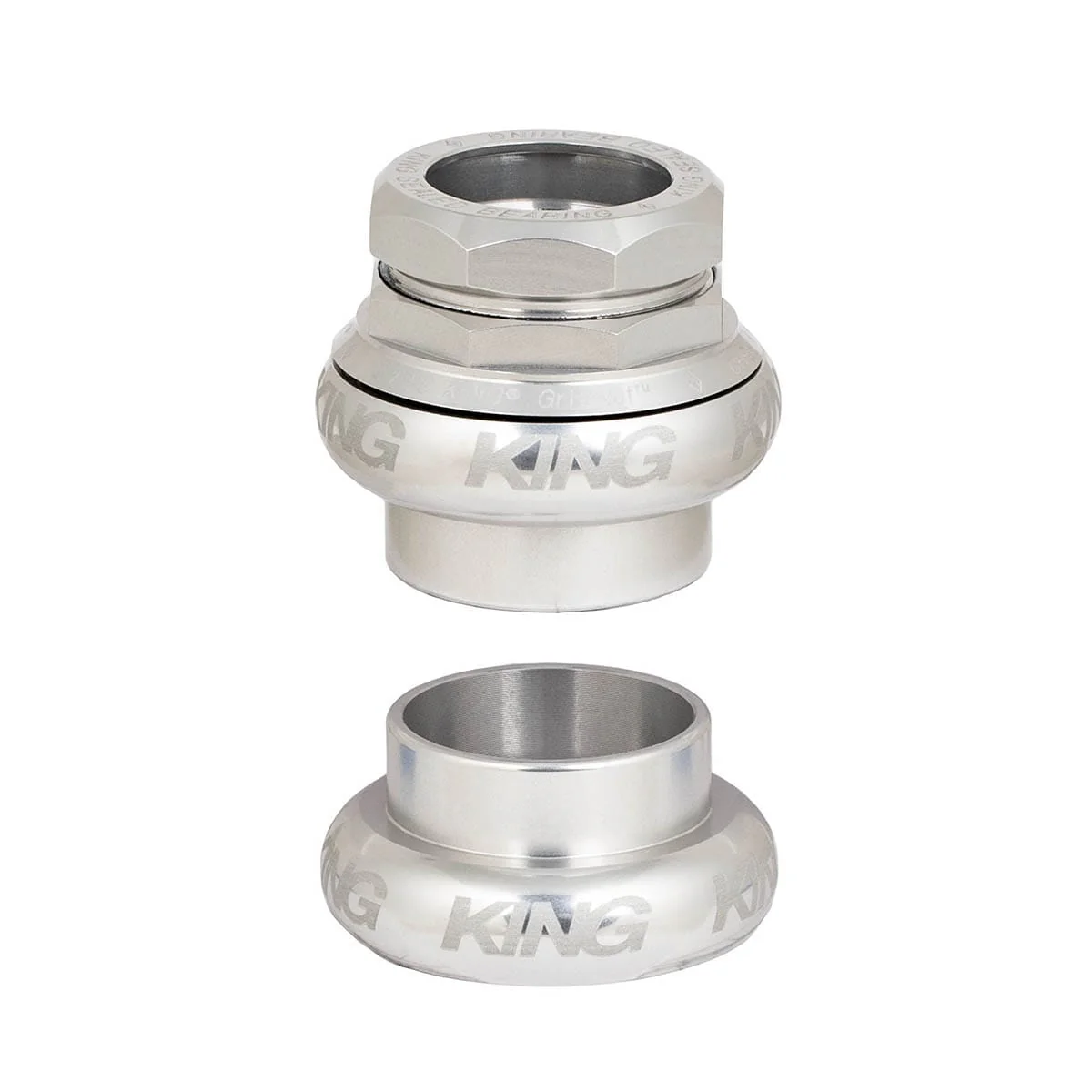 Jeu de Direction Externe CHRIS KING GRIPNUT 1"1/8 EC34 Sotto Voce Argent