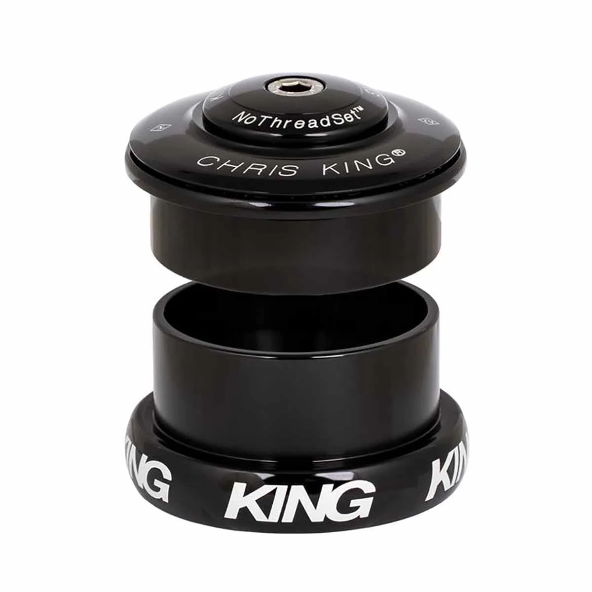 Jeu de Direction Semi-Intégré / Externe CHRIS KING INSET 5 1"1/8-1.5" ZS49/EC49 Noir