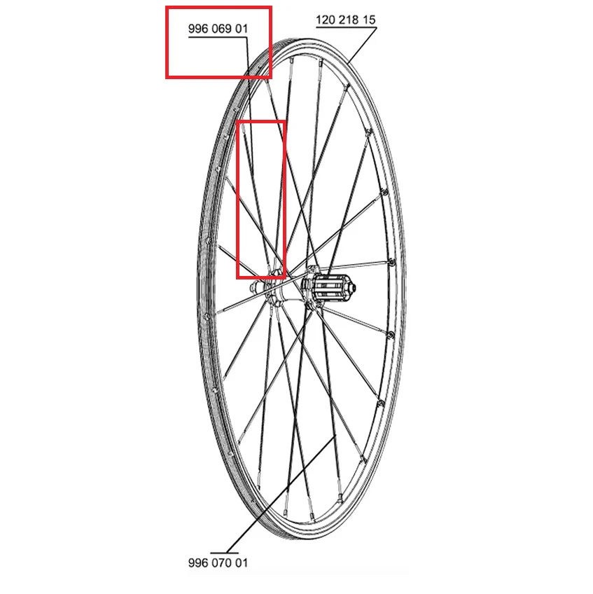 Kit 10 Rayons Av/Ar MAVIC CROSSRIDE UB 08