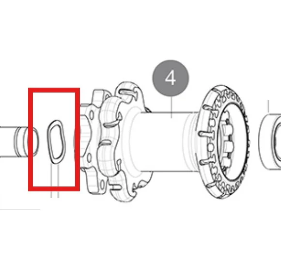 Kit 3 Rondelles Ondulées MAVIC pour Système ID360 sur Roulements 6903
