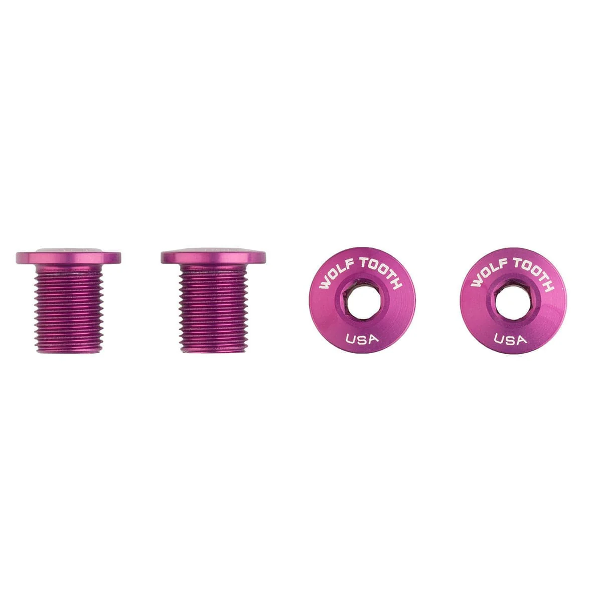Kit 4 Vis de Plateau WOLF TOOTH M8x10 mm Violet - Image 3