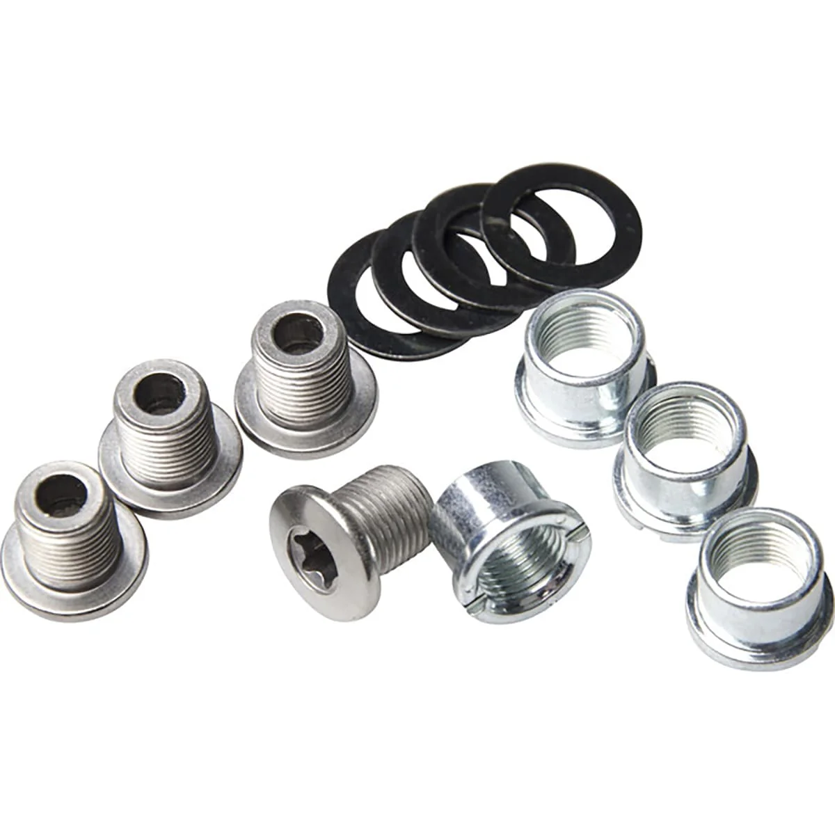 Kit 4 Vis et Cheminées M8x8.5 mm pour Pédalier SHIMANO ZEE FC-M640
