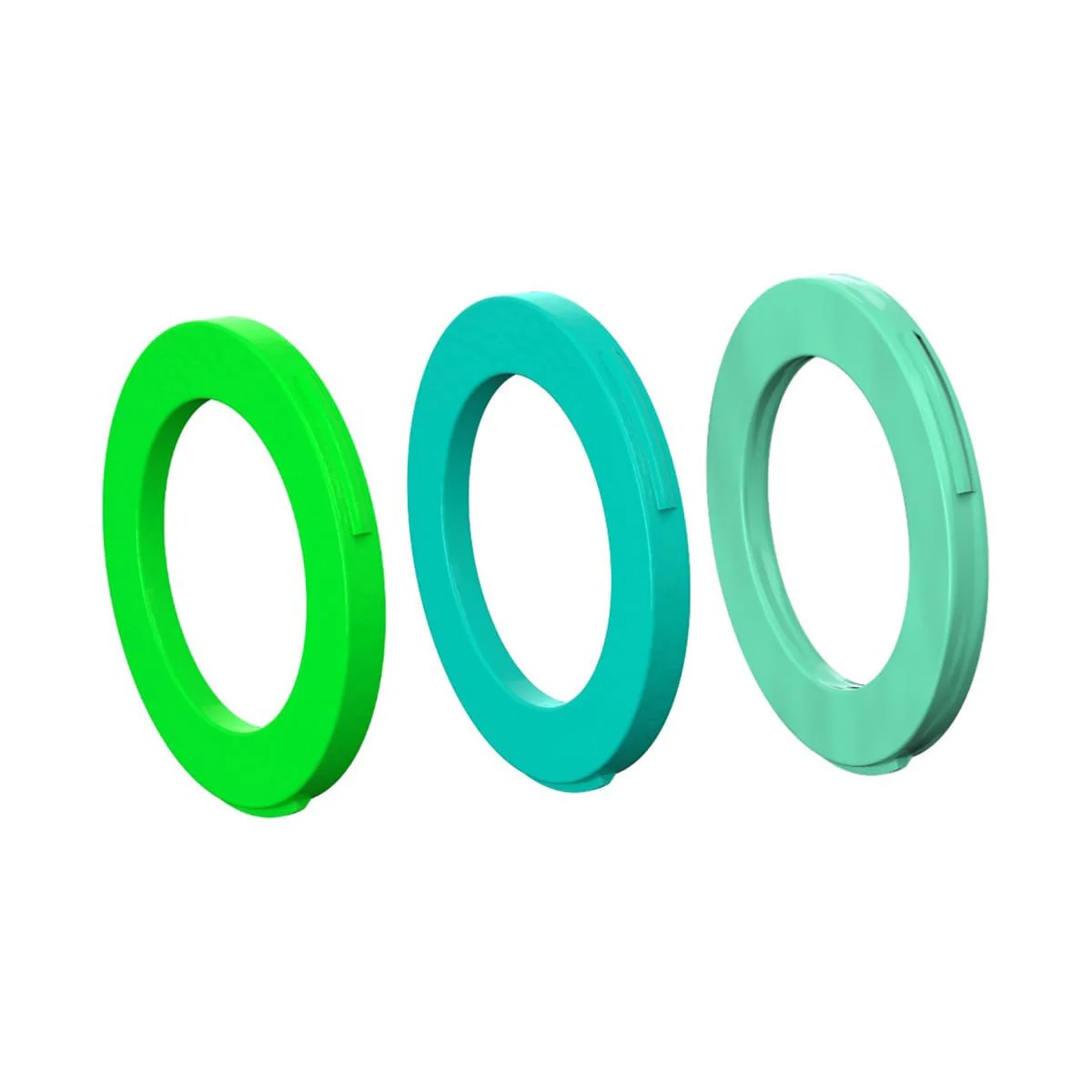Kit de 6 Oeillets MAGURA pour Étriers 2 Pistons Vert. Turquoise. Menthe