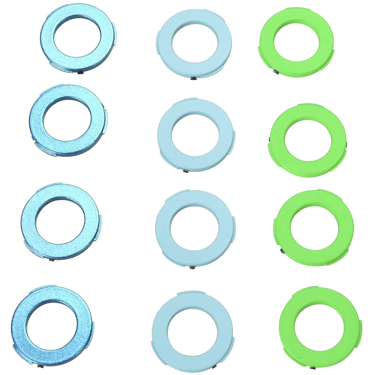 Kit de 6 Oeillets MAGURA pour Étriers 4 Pistons Vert. Turquoise. Menthe