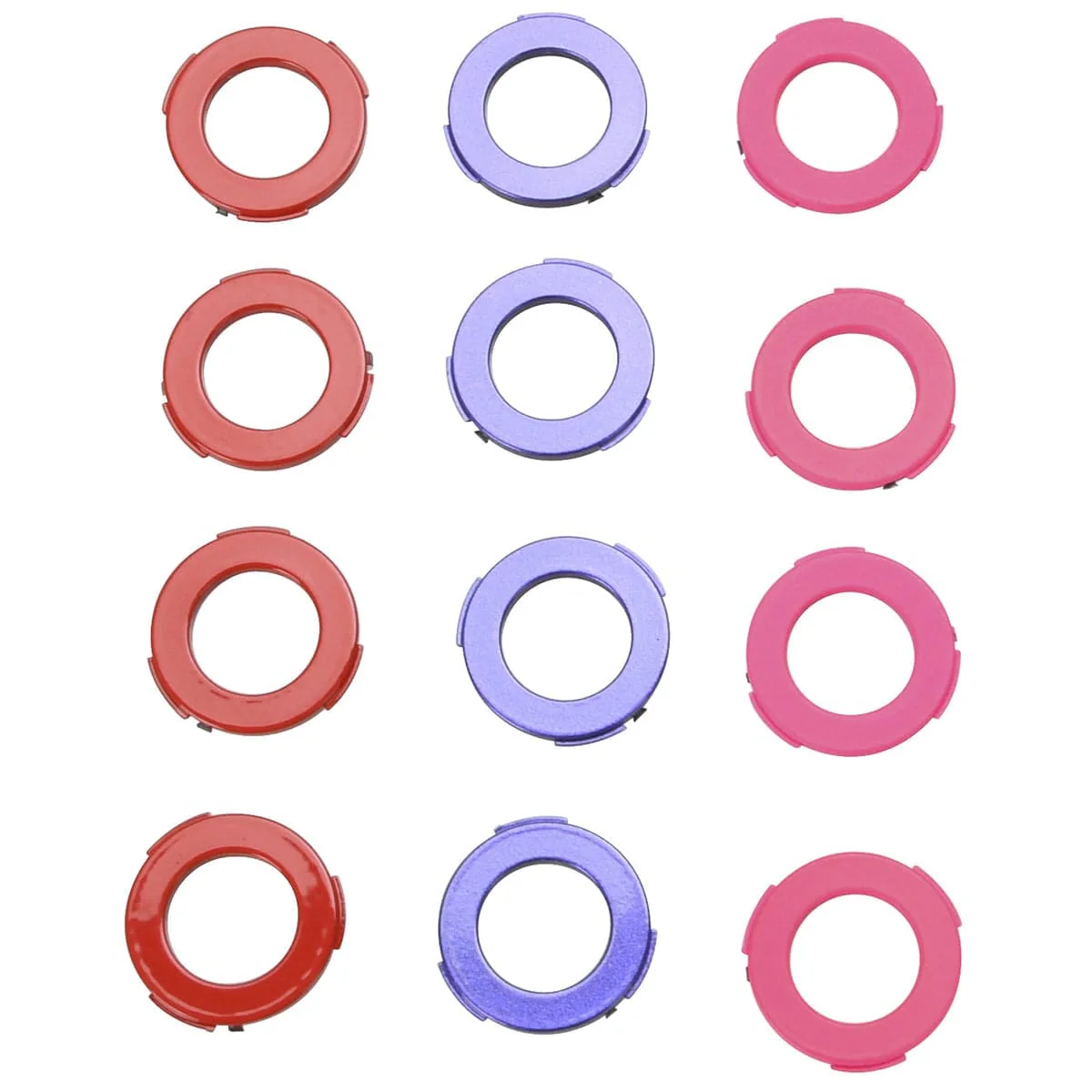 Kit de 6 Oeillets MAGURA pour Étriers 4 Pistons Violet. Rouge. Rose