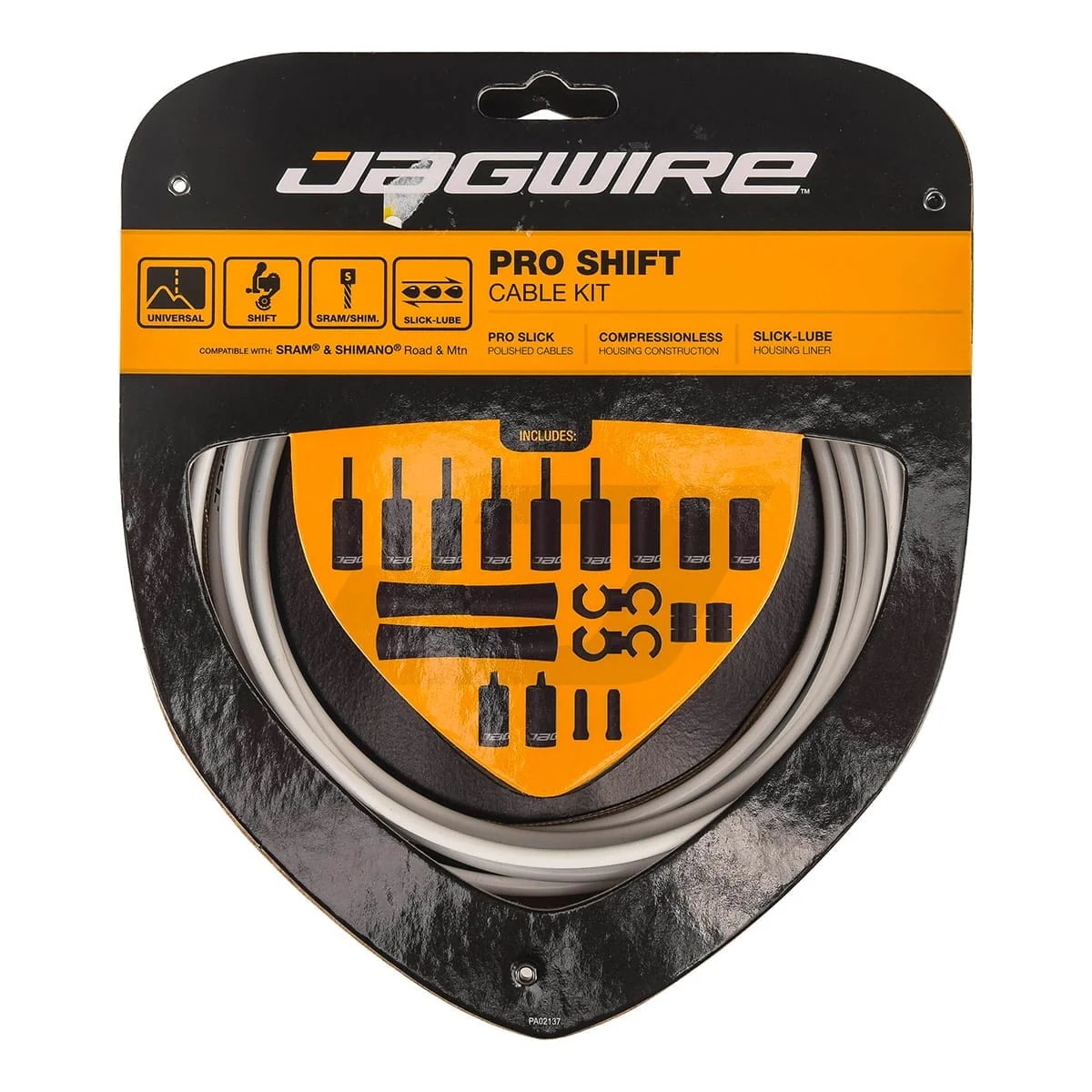 Kit de Câbles et Gaines de Dérailleur JAGWIRE ROAD AND MOUNTAIN PRO Gris