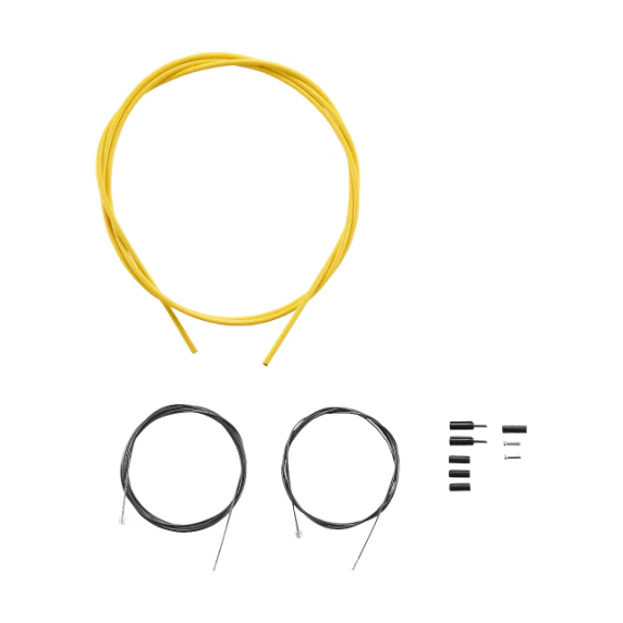Kit de Câbles et Gaines de Dérailleur SHIMANO OT-SP41 Optislick Jaune - Image 2