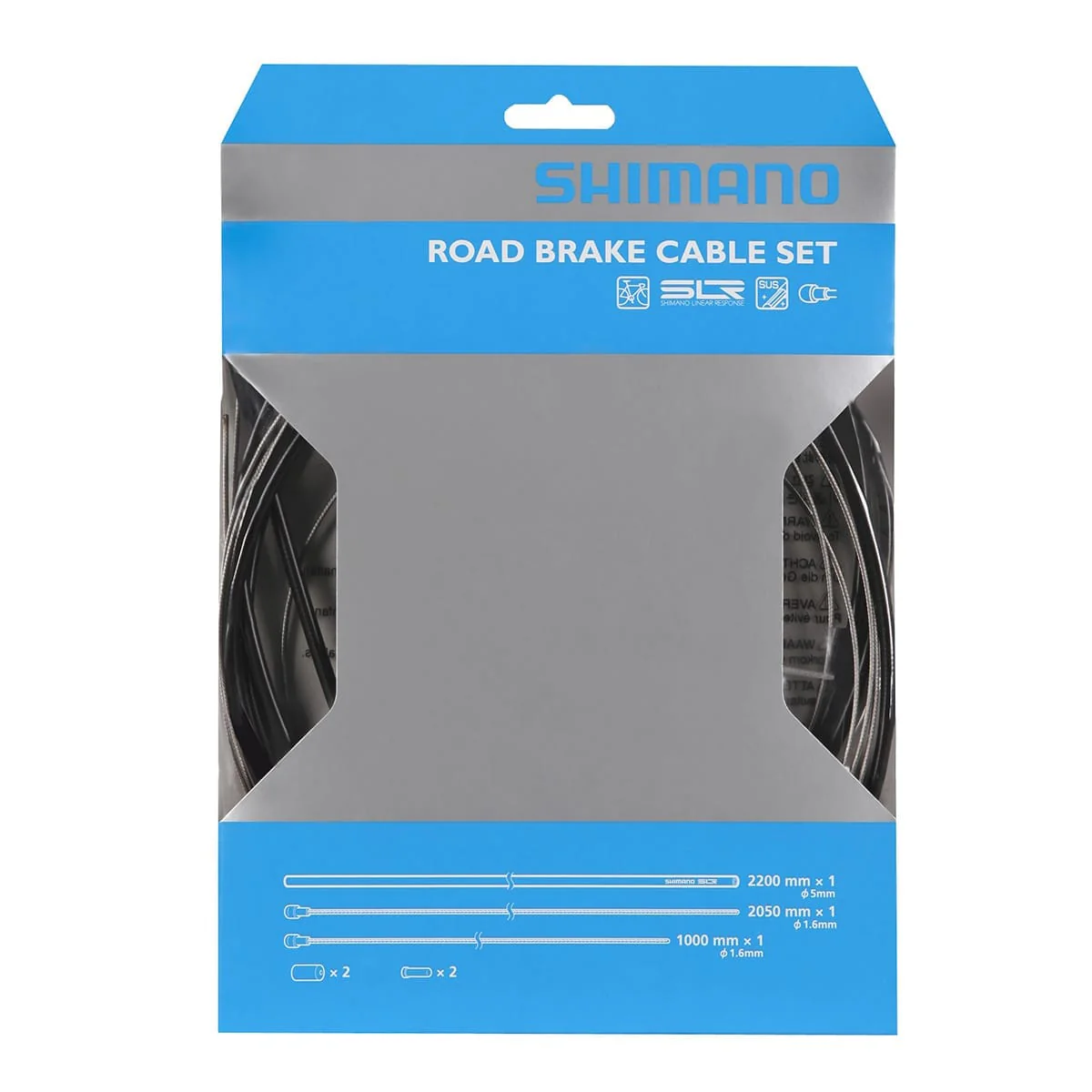 Kit de Câbles et Gaines de Frein SHIMANO SUS Route Noir