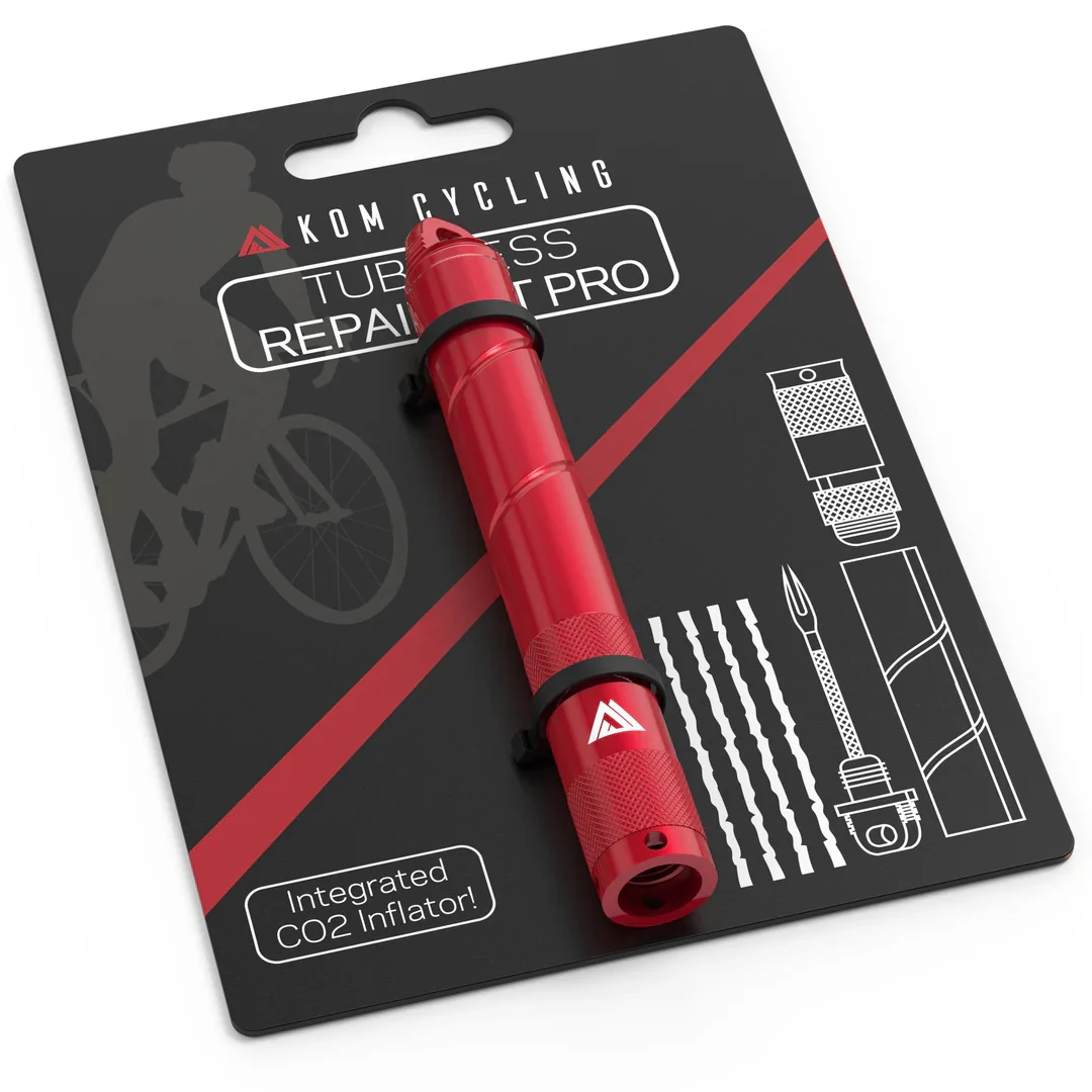 Kit de Réparation KOM CYCLING Tubeless PRO Rouge