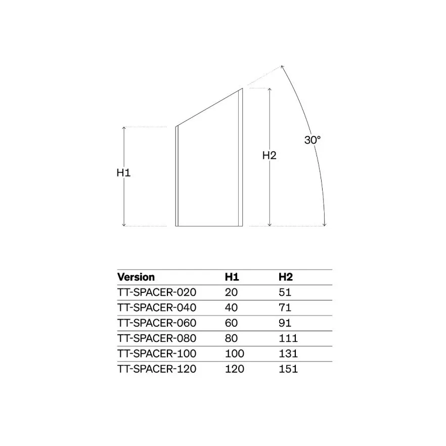 Kit de Spacers DEDA pour JET2/Fast Pro/TT314/Parabolica Pro - Image 2