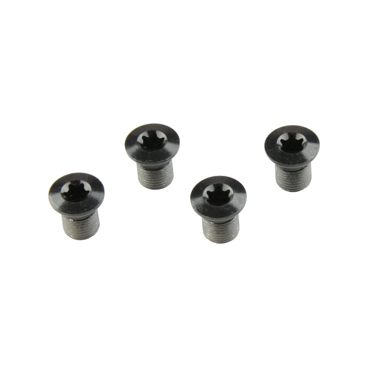 Kit de Vis Cheminée SHIMANO XTR M980 Plateau Intérieur / XT M8000 Plateau Intermédiaire 10.1 mm (x4) Argent Mat