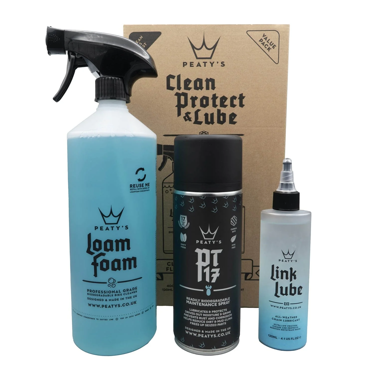 Kit d'Entretien PEATY'S WASH PREVENT LUBRICATE STARTER PACK - Image 2