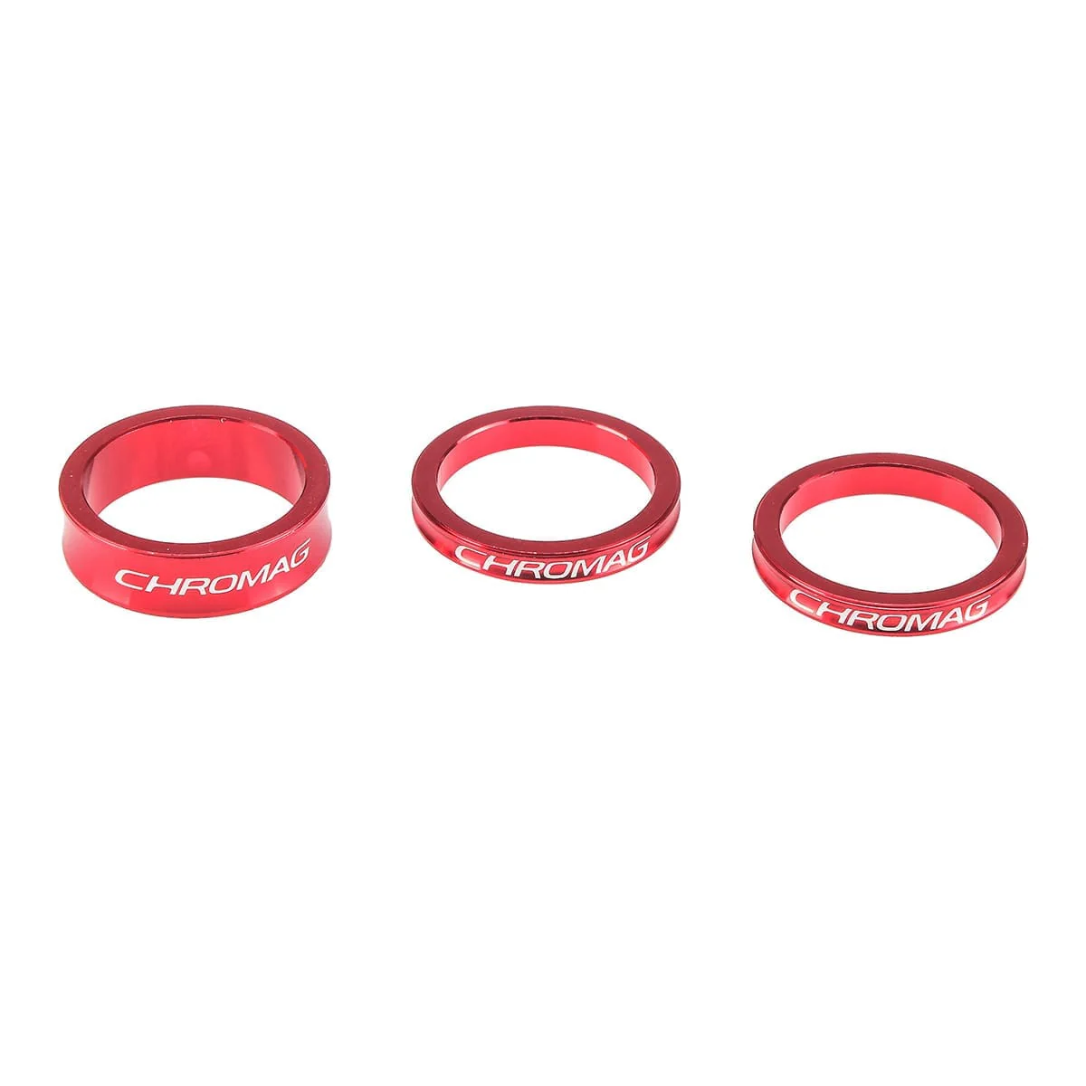 Kit Entretoises de Direction CHROMAG 1"1/8 Rouge - Image 2