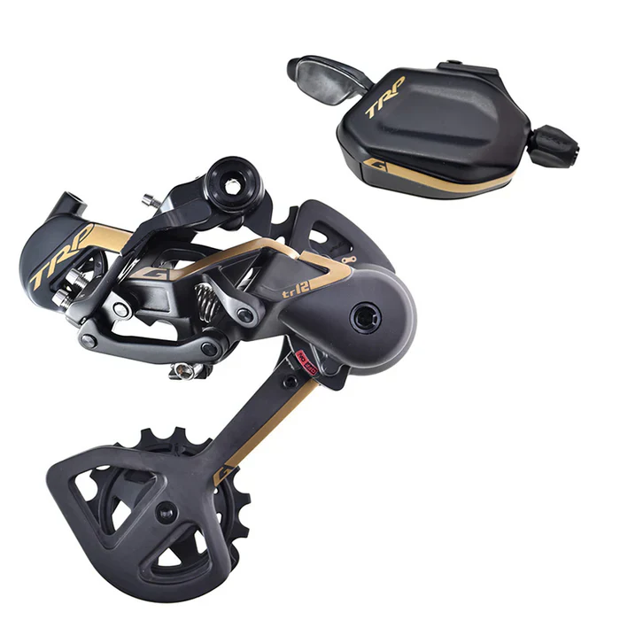 Kit Dérailleur et Shifter TRP DH12 12V Noir/Or