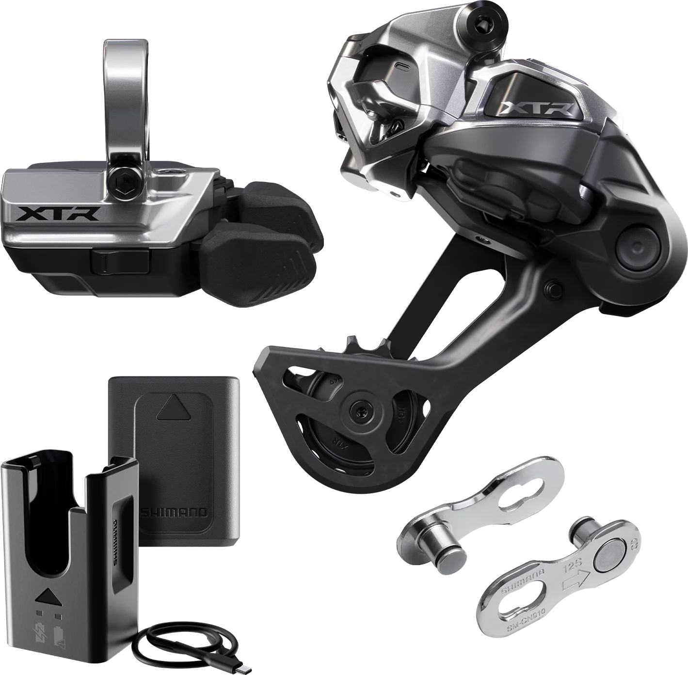 Kit Upgrade SHIMANO XTR Di2 Wireless M9250-SGS Chape Longue Montage Collier