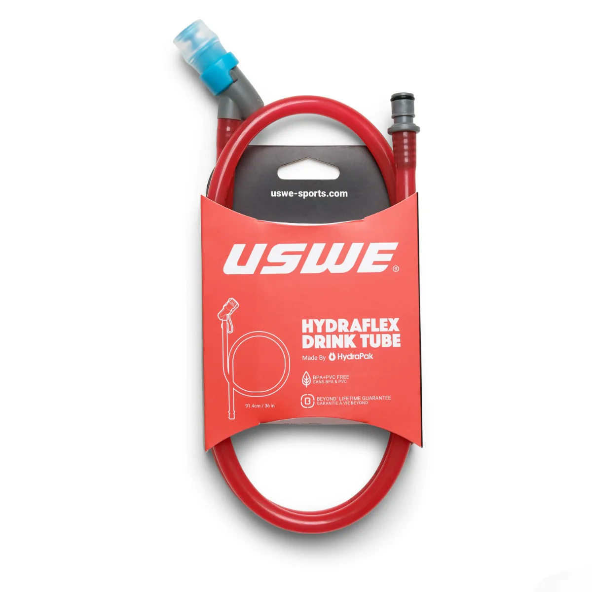 Kit Valve et Tuyau de Poche à Eau USWE HYDRAFLEX Rouge - Image 2